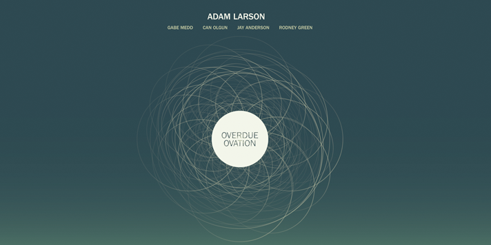 A review of Adam Larson's Overdue Ovation | Teen Jazz