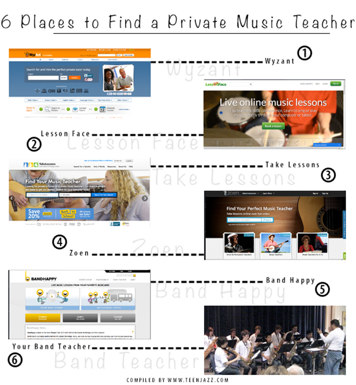 6 Places to Find a Music Teacher | Teen Jazz
