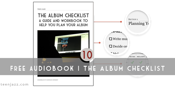 40% off the Album Checklist Audiobook bundle | Teen Jazz 12 Deals of Christmas
